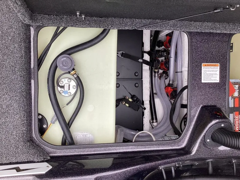 Slide: The Image of Interior view of 2026 Bass Cat Cougar FTD SP boat. - 28