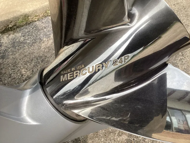 Slide: The Image of Close-up of a Mercury 24P propeller, made in USA. - 5