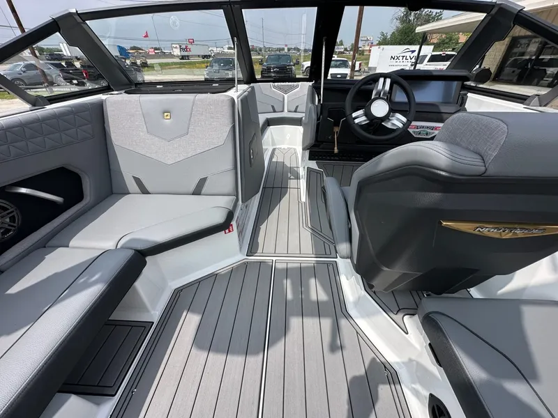 Slide: The Image of Interior of the 2026 Nautique Super Air Nautique GS22 boat. - 15