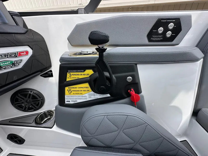 Slide: The Image of Interior view of 2026 Nautique Super Air Nautique GS22 boat. - 26