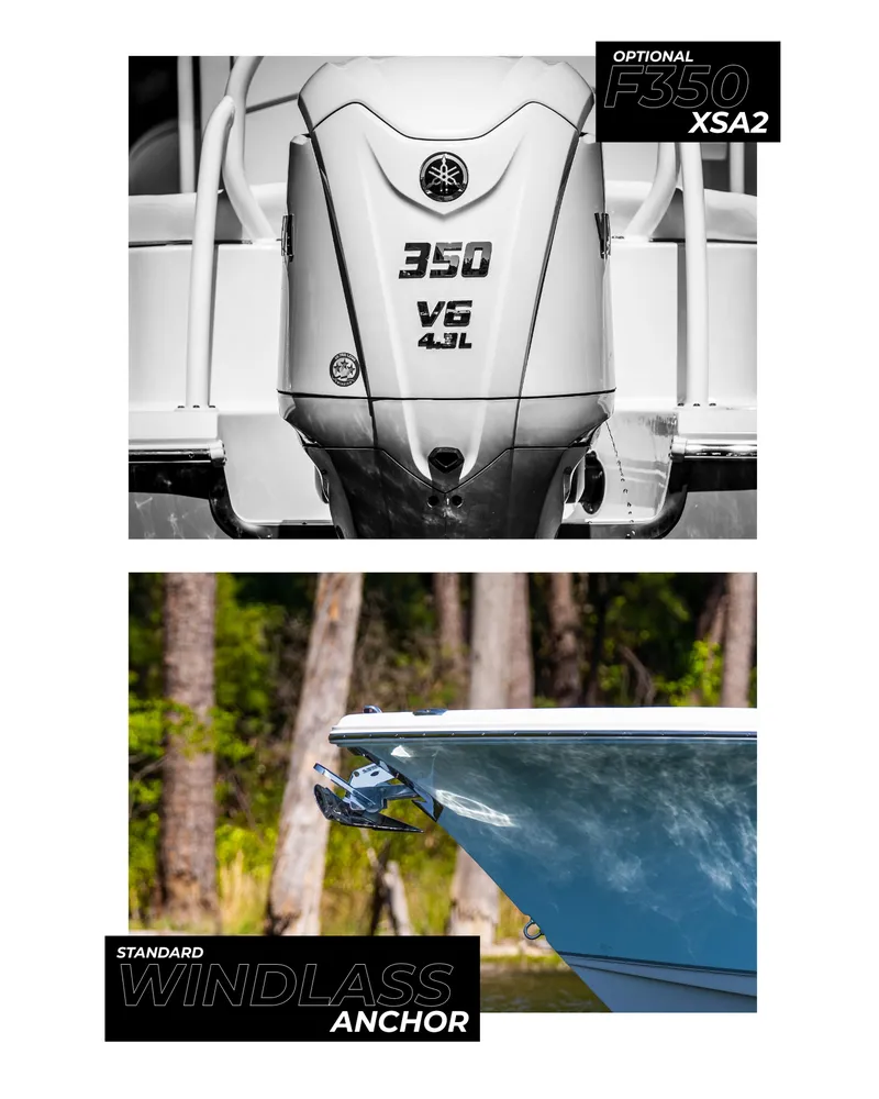 Slide: The Image of 2026 Sea Hunt Ultra 255 SE with F350 XSA2 engine and windlass anchor. - 27