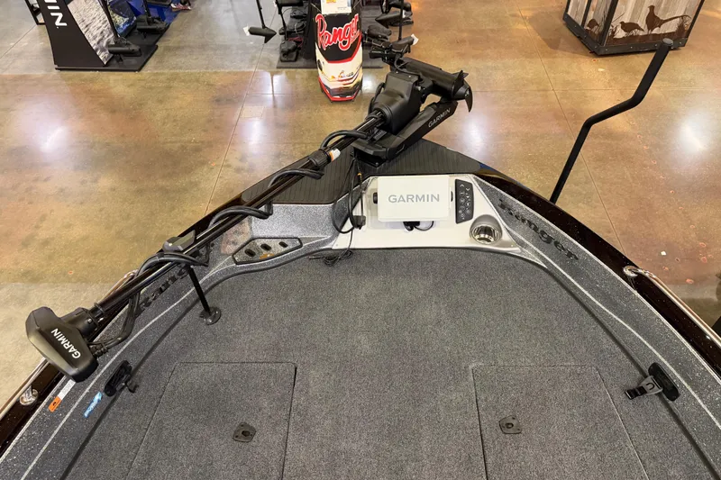 Slide: The Image of 2026 Ranger 621FS Cup-Equipped boat with Garmin navigation system on display. - 7