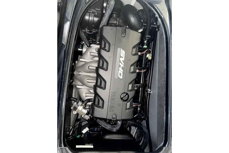 Slide: The Image of 2024 Yamaha WaveRunner FX SVHO engine, showcasing advanced design and engineering. - 4