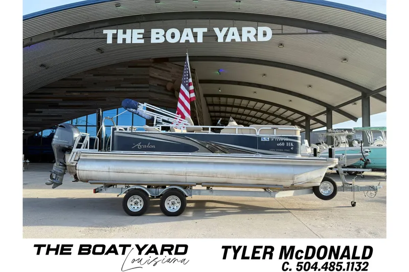 Slide: The Image of 2019 Avalon Venture Fish N Cruise 20' pontoon boat at The Boat Yard, Louisiana. - 16