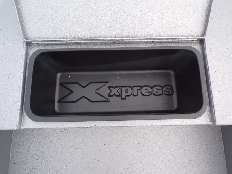 Slide: The Image of Xpress SW20B 2026 boat compartment with logo. - 25