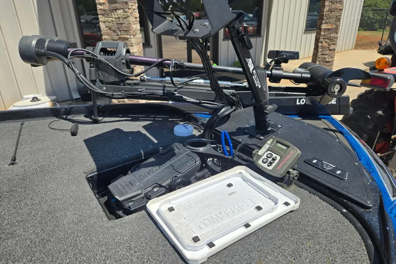 Slide: The Image of Fishing boat deck with advanced electronics and equipment, Nitro Z20 Pro 2023 model. - 3