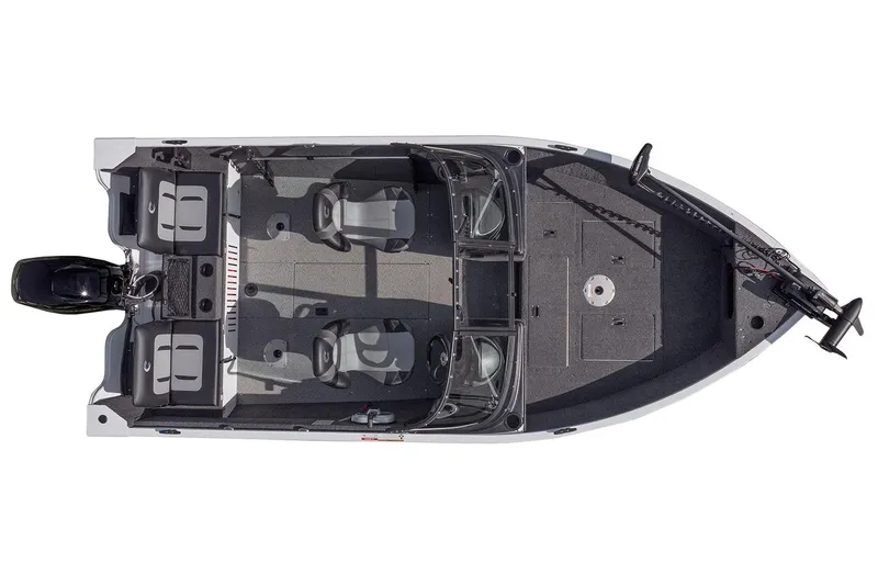 Slide: The Image of Manufacturer Provided Image: Top view of 2026 Crestliner 1650 Kodiak WT fishing boat interior layout. - 21