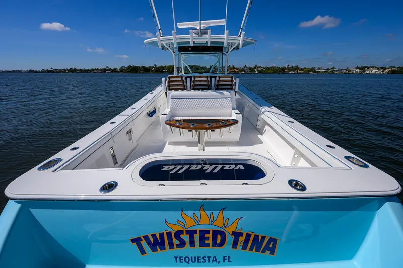Slide: The Image of 2025 Valhalla Boatworks V-41 "Twisted Tina" on water, Tequesta, FL. - 39