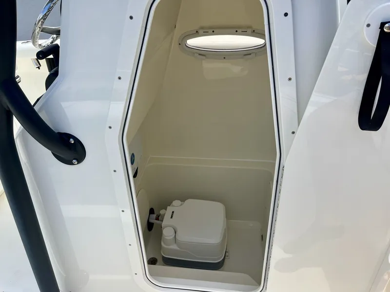 Slide: The Image of Interior of 2026 Pathfinder 2400 Open with toilet. - 17