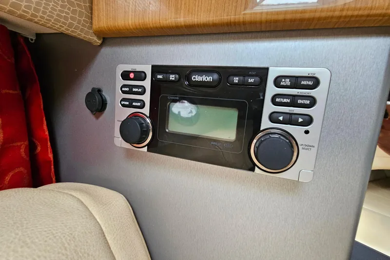 Slide: The Image of Clarion audio system in 2013 Formula 310 FX5 boat interior. - 28