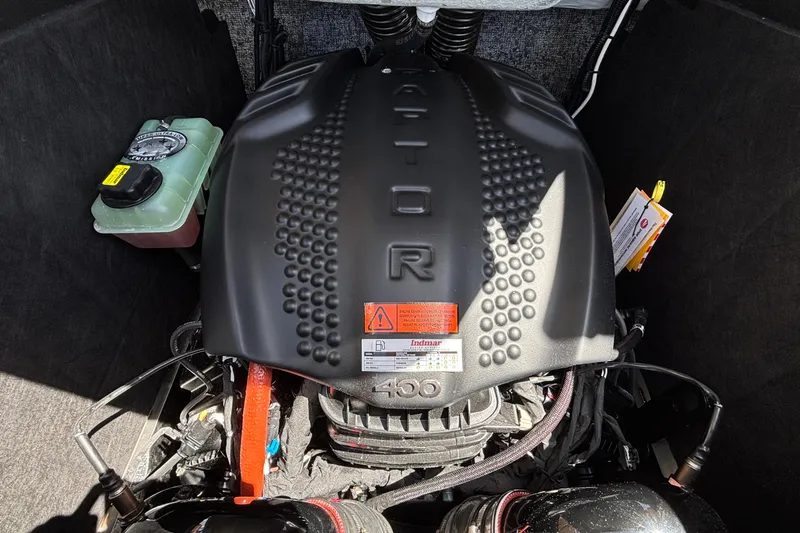 Slide: The Image of Engine compartment of 2026 MB B52 23 Alpha with Raptor 400 engine. - 18