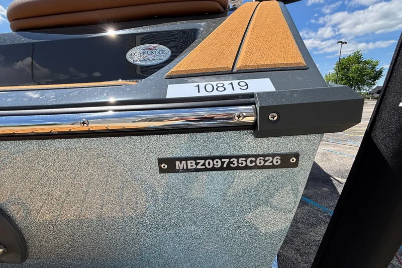 Slide: The Image of 2026 MB B52 23 Alpha boat with registration number MBZ09735C626. - 9