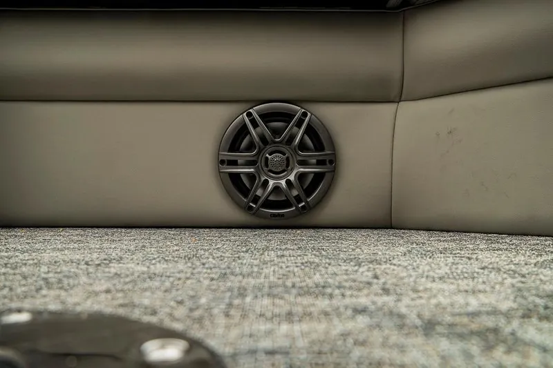 Slide: The Image of Speaker installed in the interior of a 2026 Trifecta LE 22RF boat. - 38