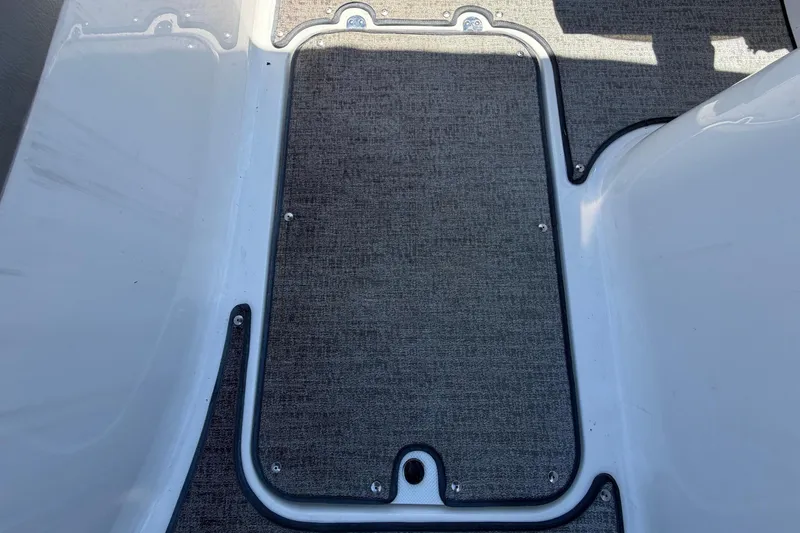 Slide: The Image of Carpet flooring in Hurricane SunDeck Sport 185 OB boat, 2022 model. - 27
