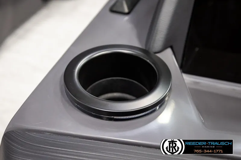 Slide: The Image of Cup holder in 2026 Bennington S20 Luxe boat interior, featuring sleek design. - 30