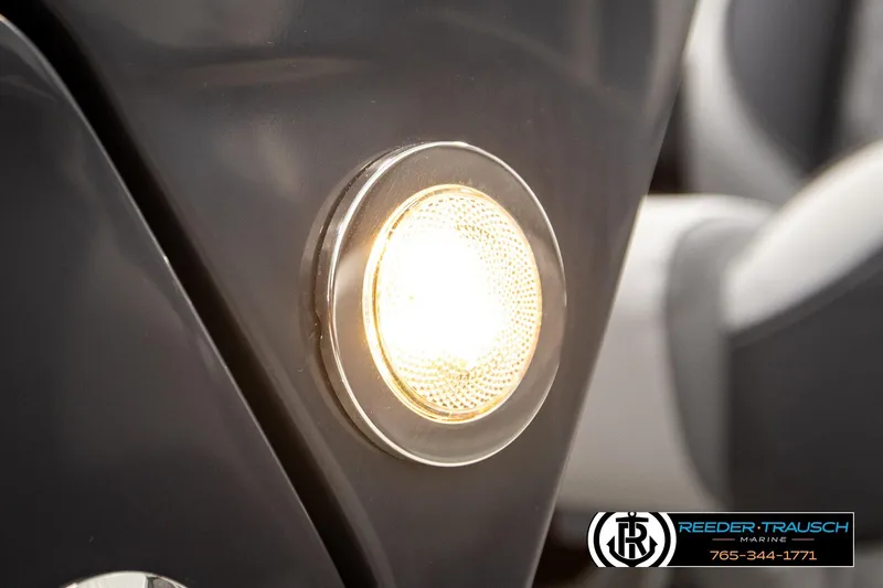 Slide: The Image of Close-up of a 2026 Bennington S20 Luxe boat light, showcasing sleek design. - 40