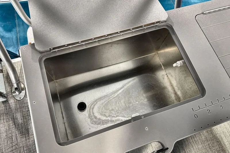 Slide: The Image of Stainless steel sink on 2026 Landau Island Breeze 23F pontoon boat. - 21