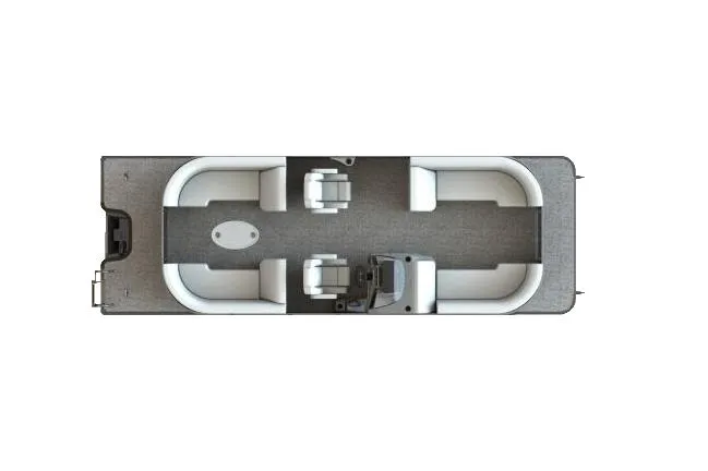 Slide: The Image of Manufacturer Provided Image: 2023 Starcraft SLS 5 pontoon boat interior layout, top view. - 23