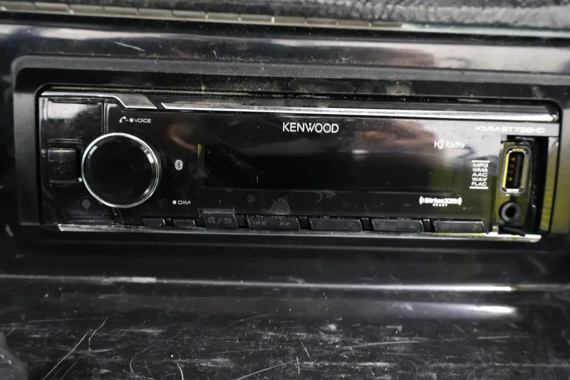 Slide: The Image of Kenwood stereo system in 2011 Moomba Mobius LSV boat dashboard. - 27