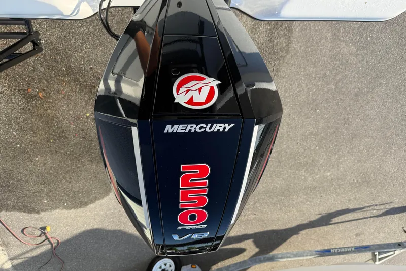 Slide: The Image of Mercury 250 V8 engine on 2026 Blazer Bay PURE BAY 2200 boat. - 31