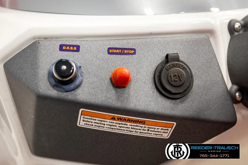 Slide: The Image of Control panel of a 2007 Sea Doo 150 Speedster with D.E.S.S. and 12V socket. - 23