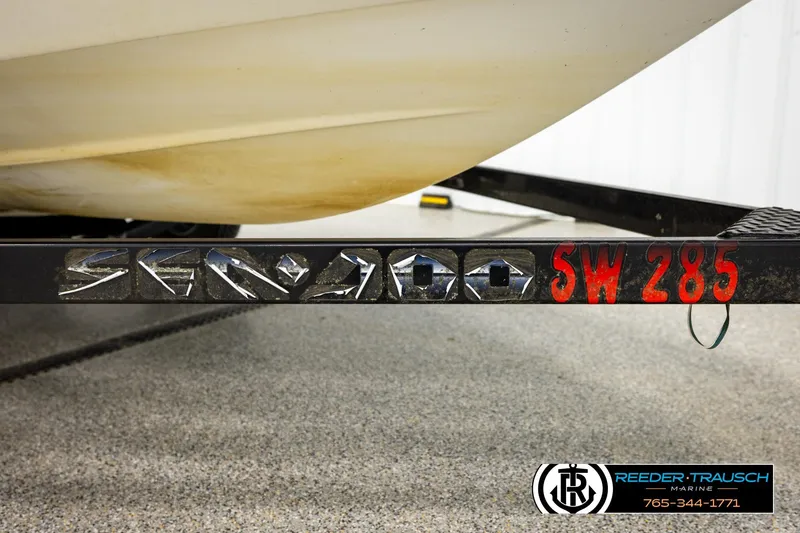Slide: The Image of 2007 Sea Doo 150 Speedster trailer with logo and contact information. - 36