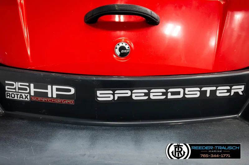 Slide: The Image of 2007 Sea Doo 150 Speedster, red with 215 HP Rotax supercharged engine. - 40