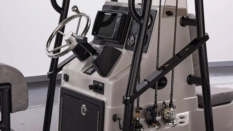 Slide: The Image of Interior view of G3 Bay 19 GX 2026 with steering console. - 11