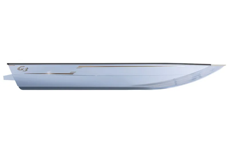 Slide: The Image of Side view of G3 Bay 19 GX boat, 2026 model. - 3