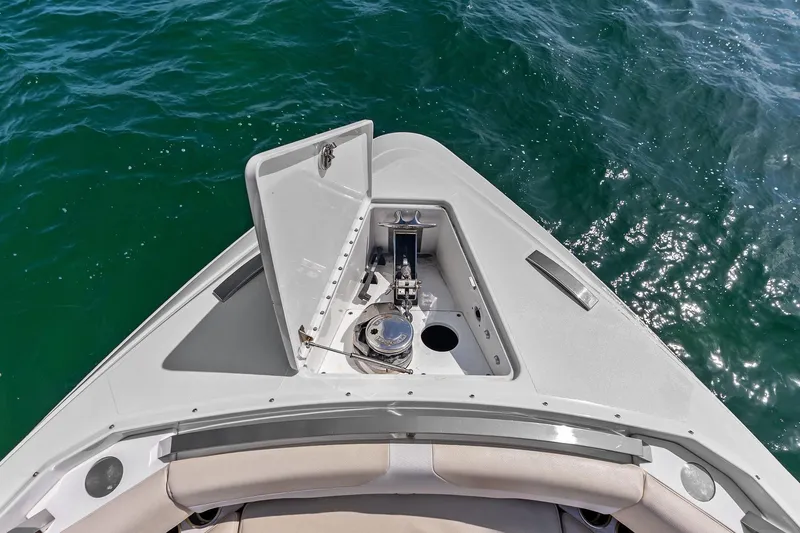 Slide: The Image of Bow view of 2025 Formula 500 Super Sport Crossover on water. - 64