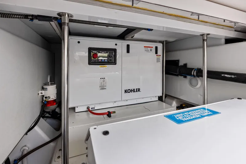 Slide: The Image of Engine room of 2025 Formula 500 Super Sport Crossover with Kohler generator. - 66