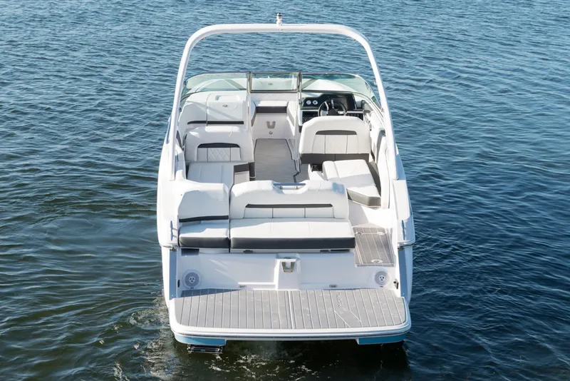 Slide: The Image of Manufacturer Provided Image: 2018 Regal 26 FasDeck boat on water, rear view. - 19