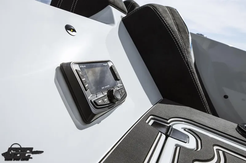 Slide: The Image of 2025 Interceptor 36 GTC dashboard featuring a modern control panel and sleek design. - 66