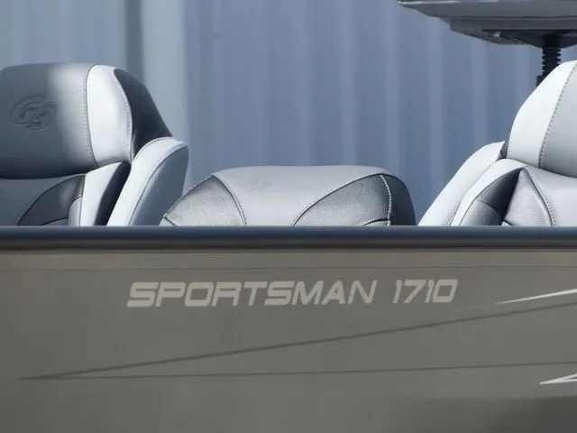 Slide: The Image of G3 Sportsman 1710 boat seats, 2026 model, close-up. - 10