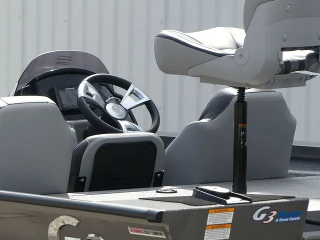Slide: The Image of Interior view of the 2026 G3 Sportsman 1710 boat. - 17