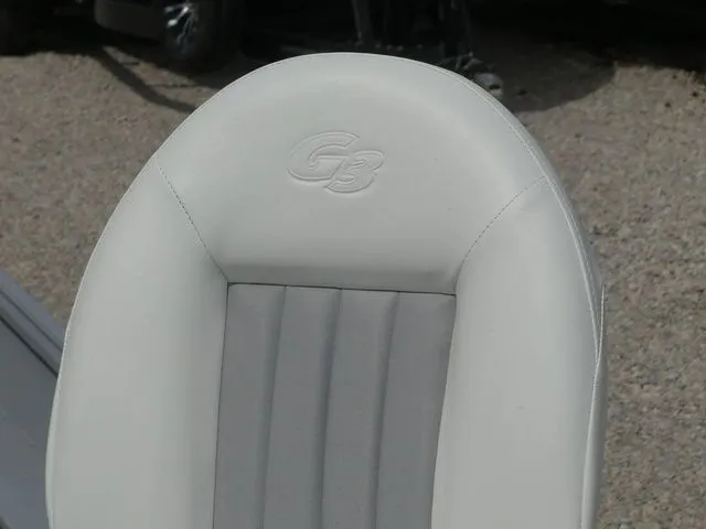 Slide: The Image of Close-up of G3 Bay 20 boat seat, model 2026. - 17
