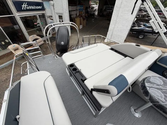 Slide: The Image of Interior view of Godfrey Sweetwater 2286 SFL Tritoon, 2026 model. - 8