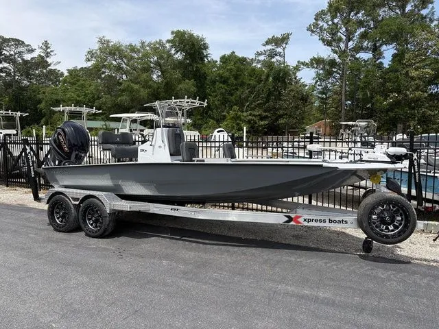 The Image of 2026 Xpress Boats XR21B parked on trailer outdoors. - 1