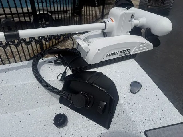 Slide: The Image of Minn Kota Terrova mounted on 2026 Xpress Boats H20B. - 11