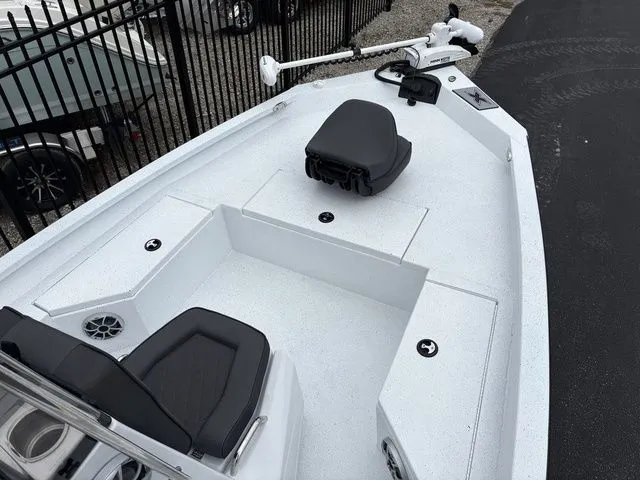 Slide: The Image of 2026 Xpress Boats H20B with sleek deck design. - 5