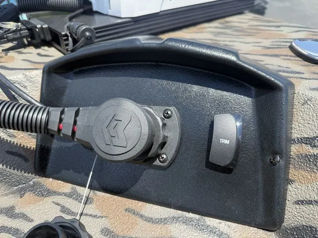 Slide: The Image of Close-up of the dashboard on a 2026 Xpress Boats H190B. - 11