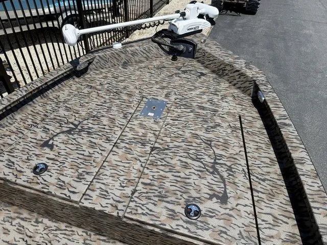 Slide: The Image of 2026 Xpress Boats H190B with camouflage-patterned deck. - 8