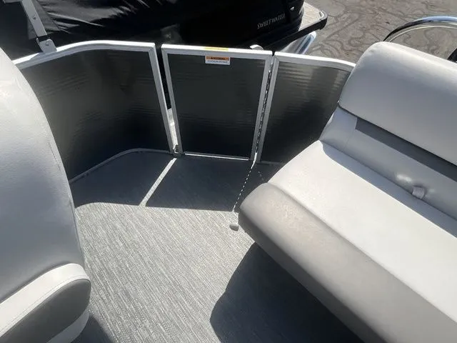 Slide: The Image of Interior of Godfrey Pontoons Xperience 2086 BFX 2023 with gray seating. - 14