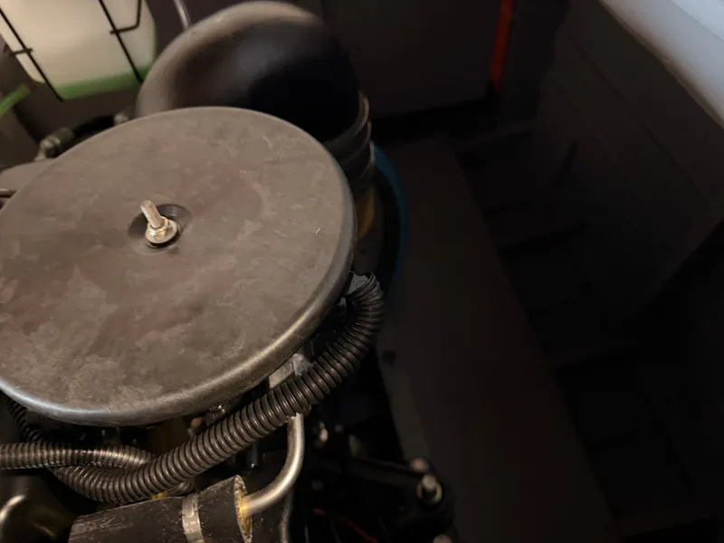 Slide: The Image of Engine compartment of a 1933 Chris-Craft Deluxe 302. - 49