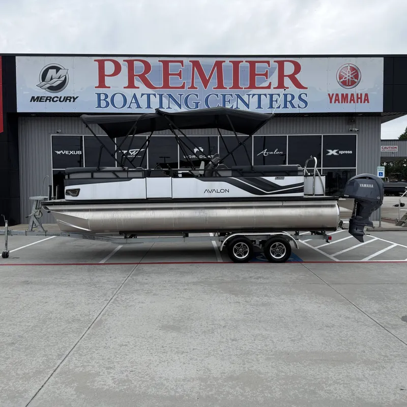 The Image of 2025 Avalon Venture 85 Quad Lounge boat at Premier Boating Centers. - 1