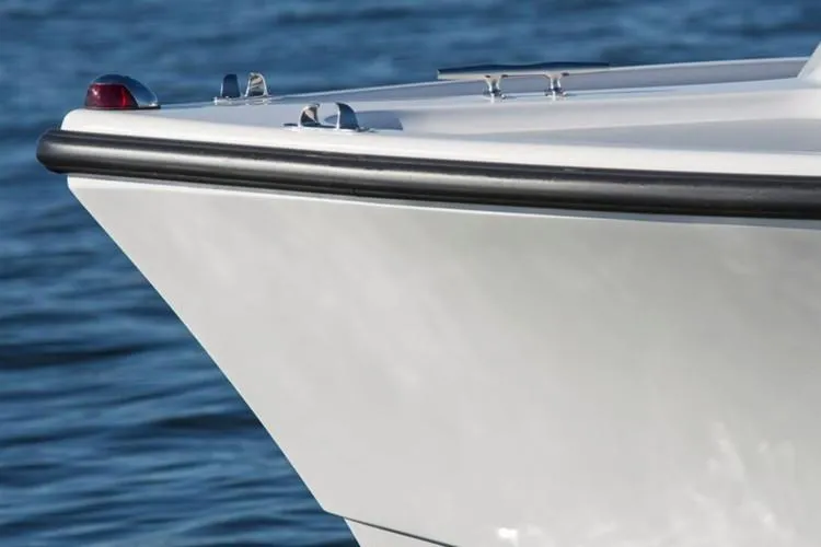 Slide: The Image of Manufacturer Provided Image: 2026 NorthCoast 190 Center Console boat bow on water. - 16