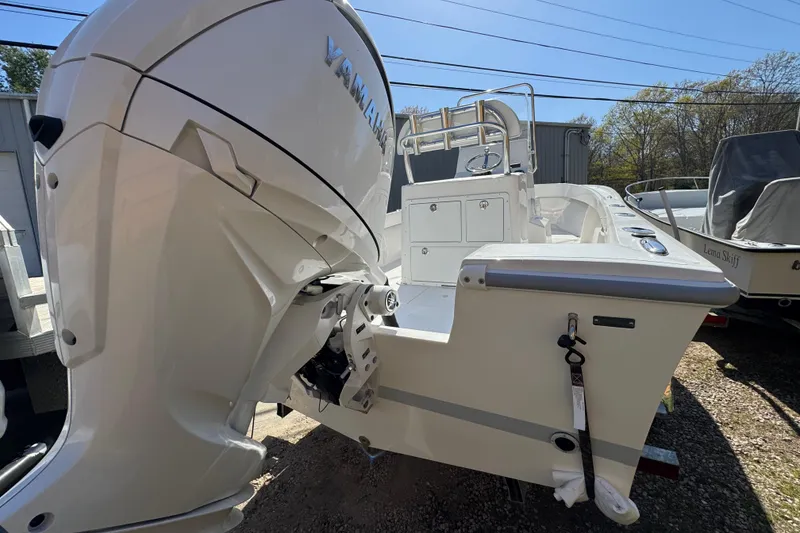 Slide: The Image of 2026 NorthCoast 190 Center Console boat with Yamaha engine. - 2