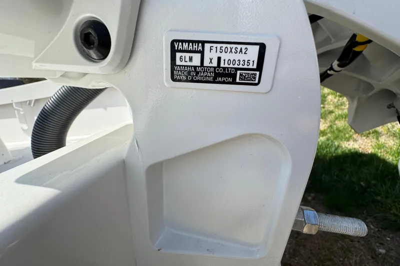 Slide: The Image of Yamaha motor label on NorthCoast 190 Center Console, year 2026. - 6