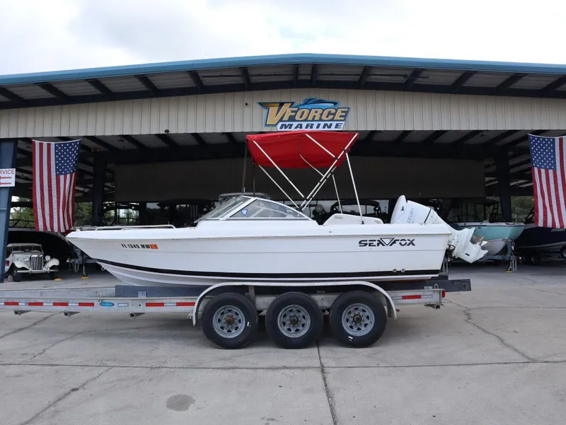 The Image of 2005 Sea Fox 206 DC boat on trailer at VForce Marine. - 1