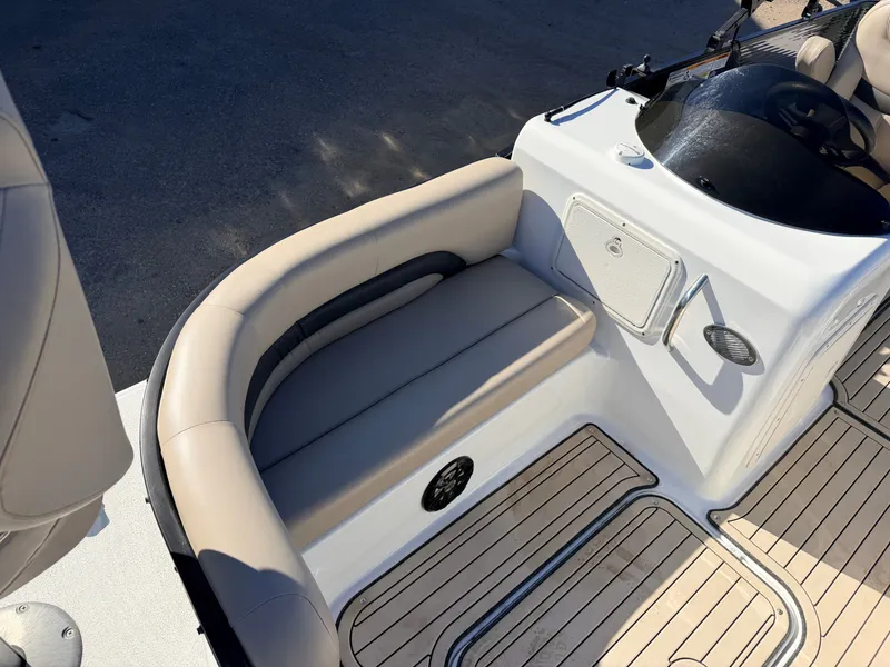 Slide: The Image of Hurricane Fun Deck 198 boat interior, 2021 model. - 17